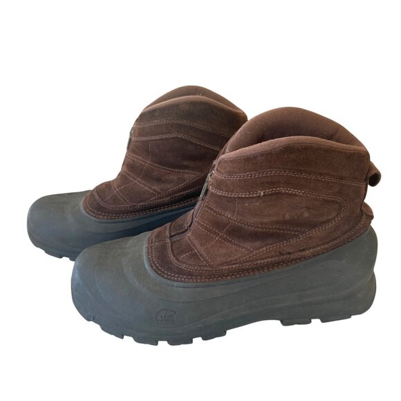 Sorel Cold Mountain Zip Boots Men’s 12 Waterproof Suede Thinsulate Winter Snow - Picture 5 of 10